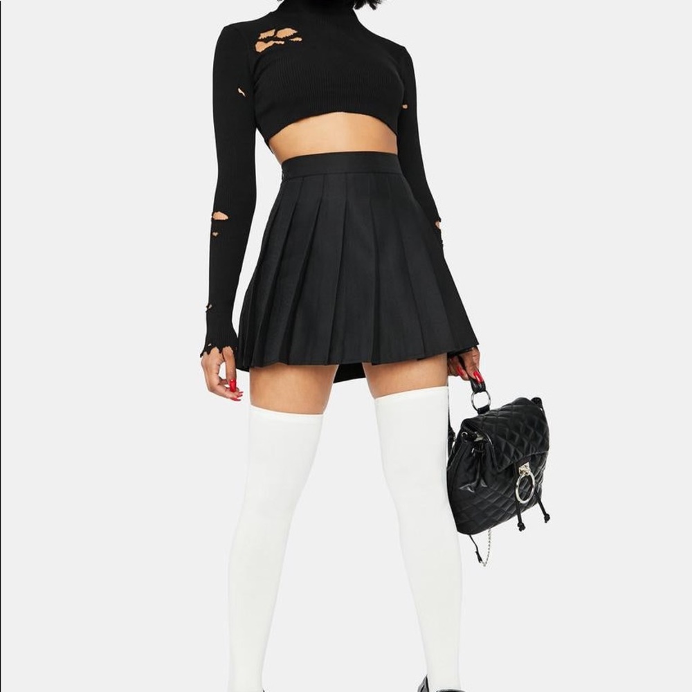 Onyx Just Like Candy Pleated Skirt (NWOT)